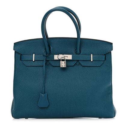 Hermes Togo Birkin 35 Bleu de Galice 1 of 15