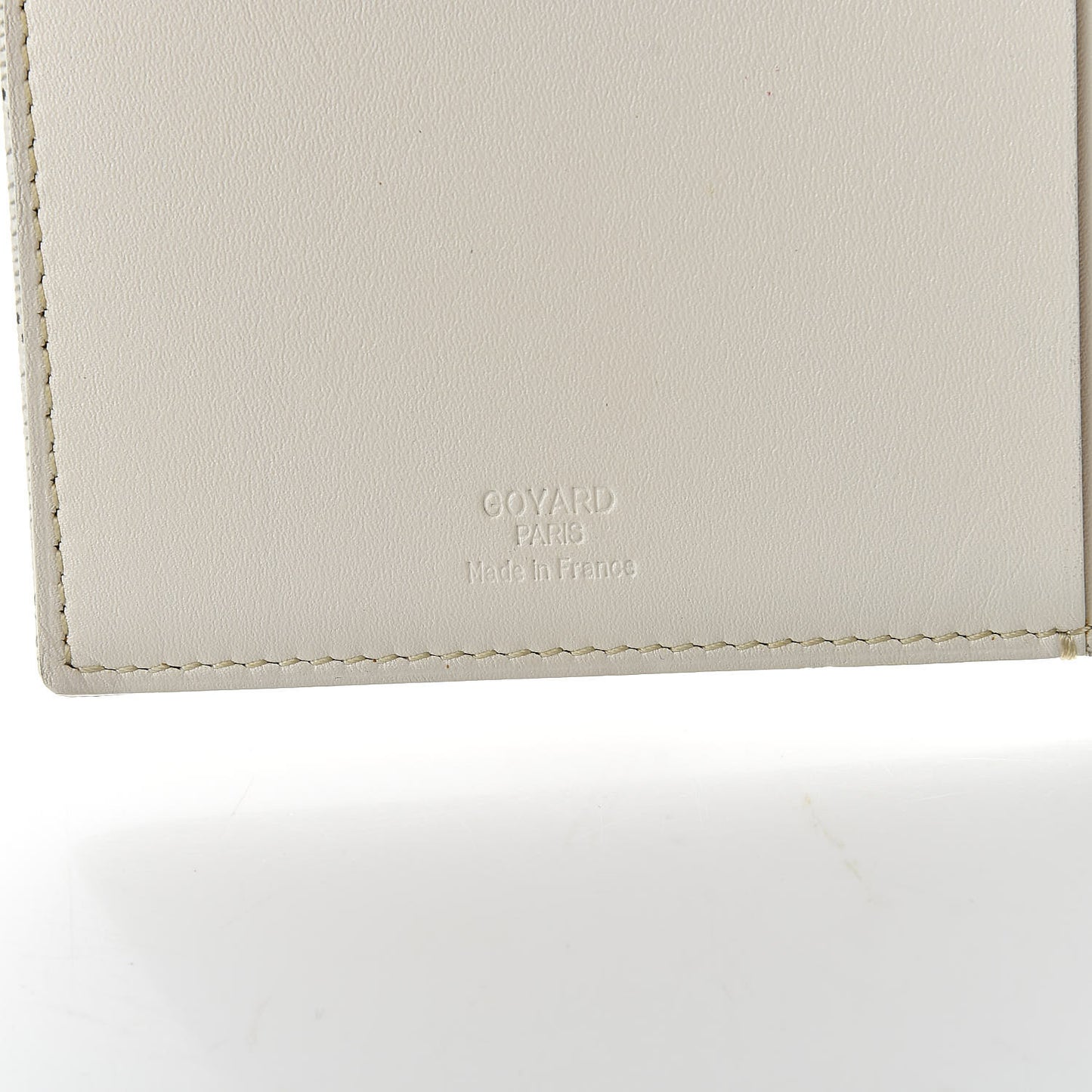 Goyardine Agenda Cover White