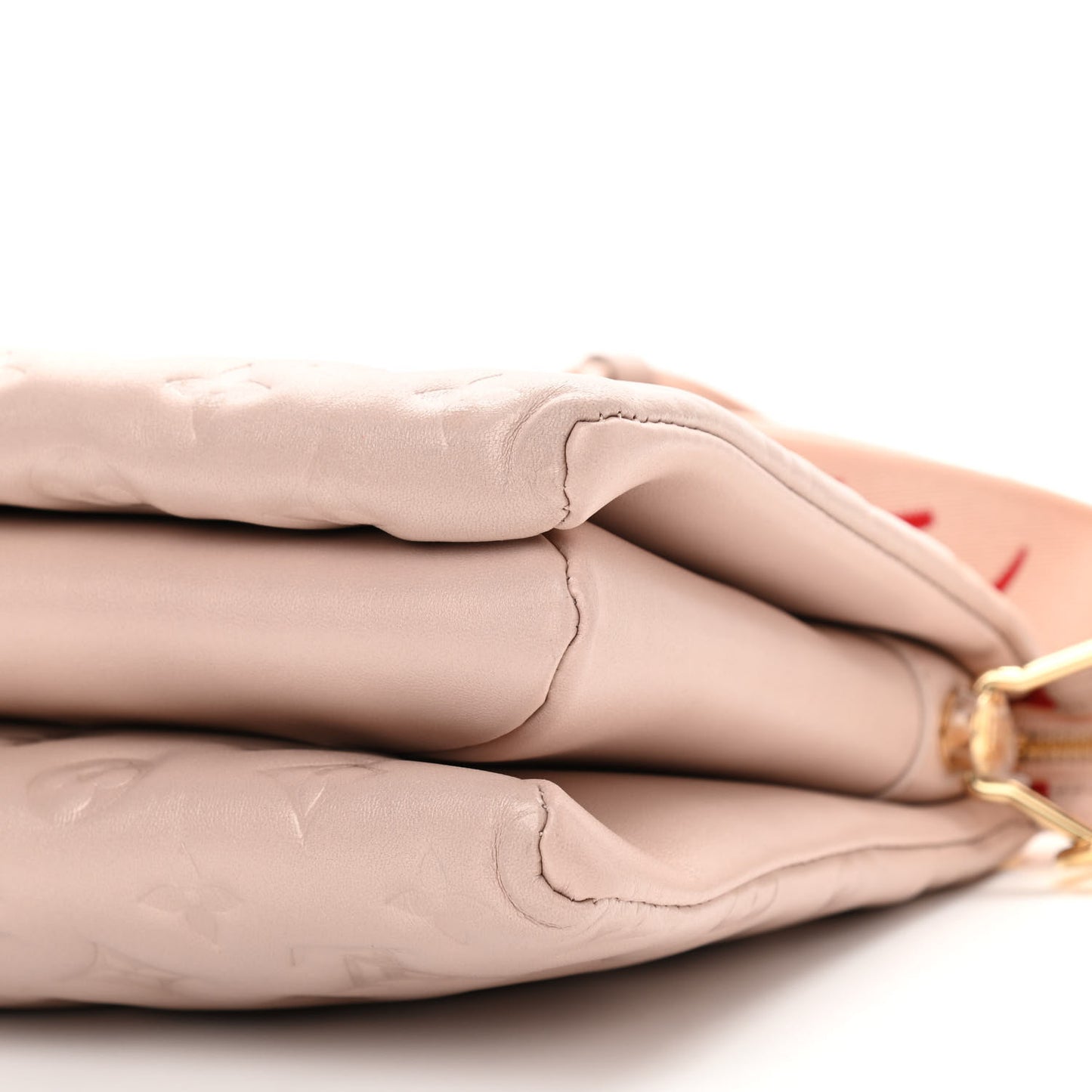 Lambskin Embossed Monogram Fall In Love Coussin PM Dragée Light Pink