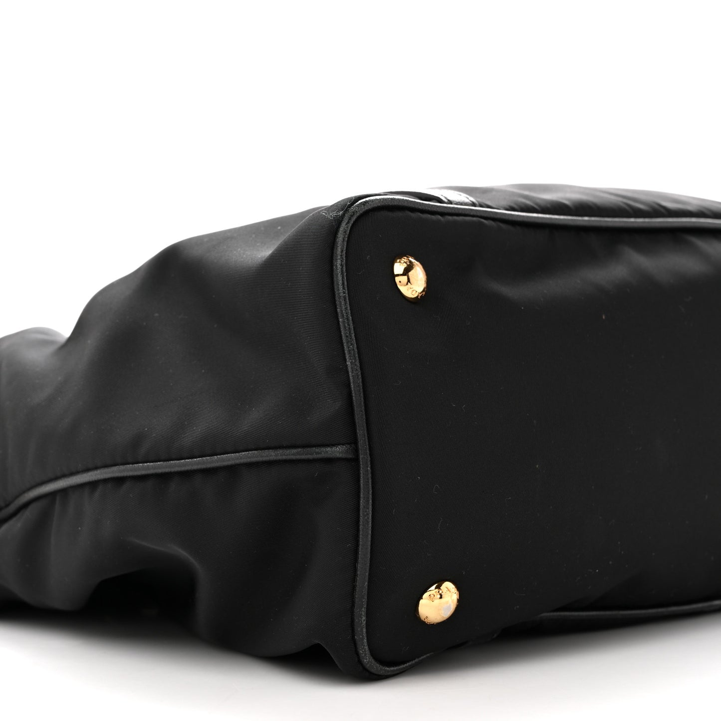 Tessuto Nylon Saffiano Tote Black