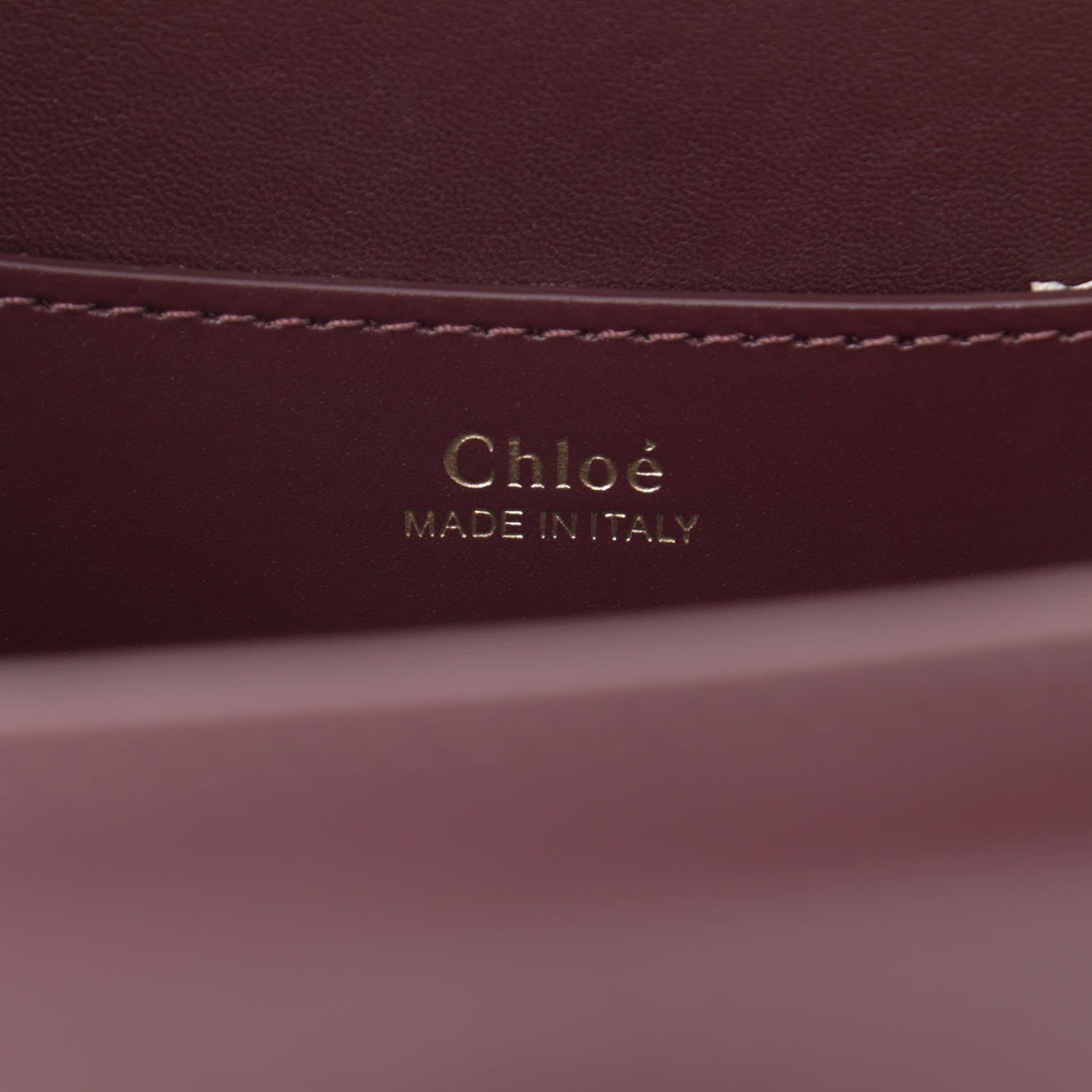 Chloe Calfskin Kattie Shoulder Bag Burgundy 6 of 11
