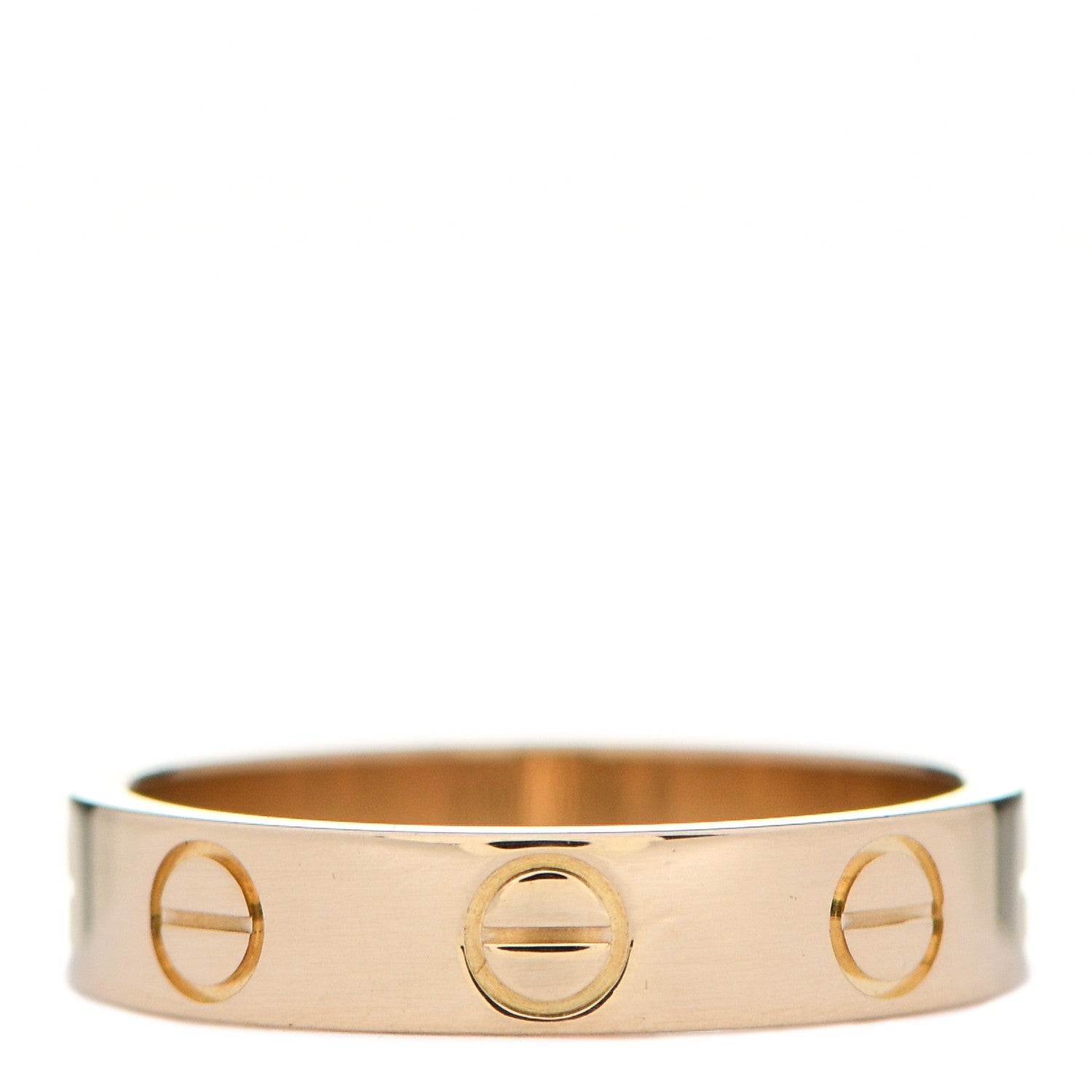 Cartier 18K Yellow Gold 3.5mm LOVE Wedding Band Ring 47 4 3 of 4