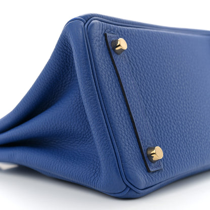 Hermes Togo Birkin 25 Bleu Royal 9 of 11