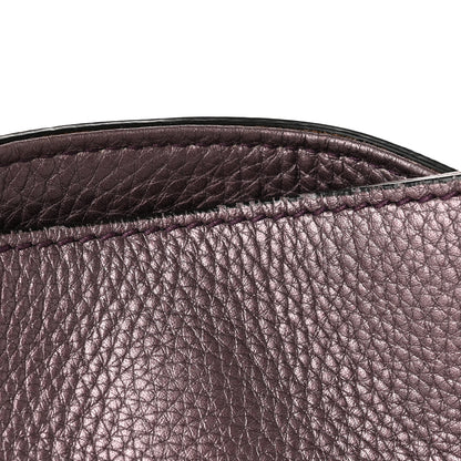 Gucci Metallic Pebbled Calfskin Medium Soho Chain Shoulder Bag Purple 12 of 13