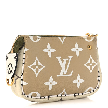 Louis Vuitton Monogram Giant Micro Pochette Accessories Kaki White 3 of 11