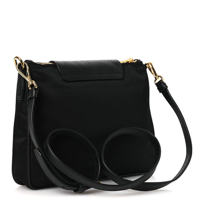 Prada Tessuto Nylon Saffiano Crossbody Bag Black 5 of 25