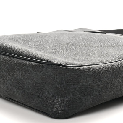 Gucci GG Supreme Monogram Messenger Bag Black Grey 10 of 10