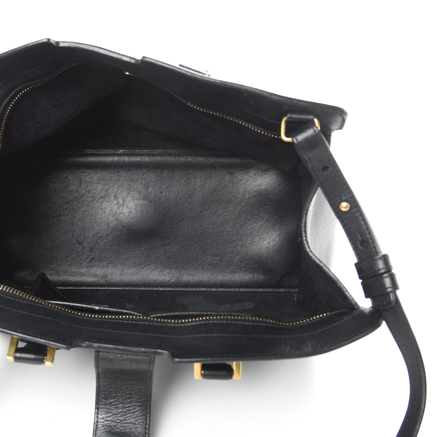 Calfskin Small Classic Y Cabas Black