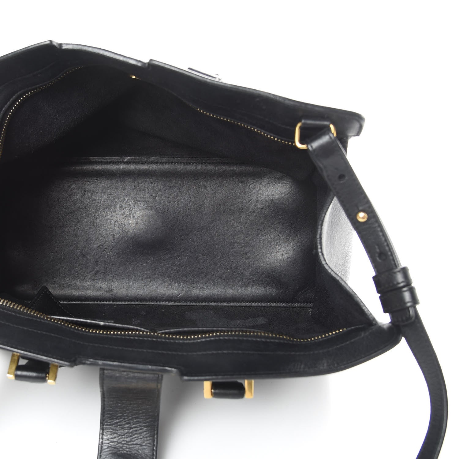 Saint Laurent Calfskin Small Classic Y Cabas Black 6 of 21
