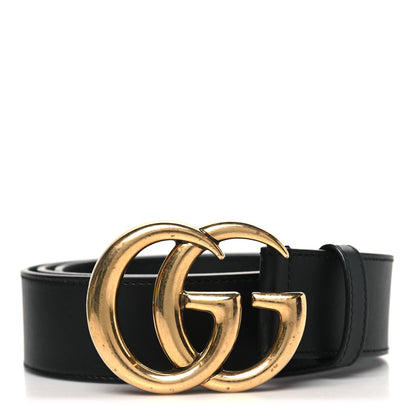 Gucci Calfskin Double G 40mm Belt 95 38 Black 1 of 6