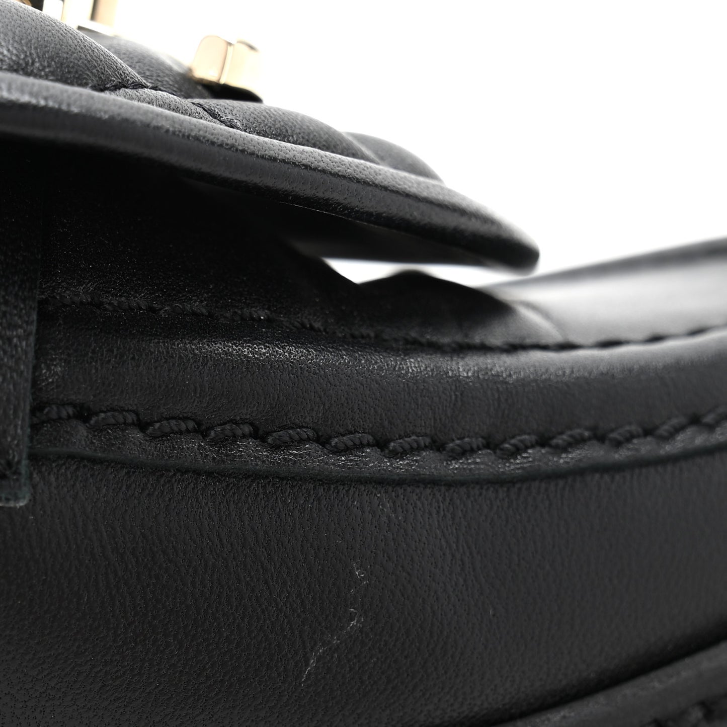 Lambskin Quilted CC Turnlock Loafers 36 Black