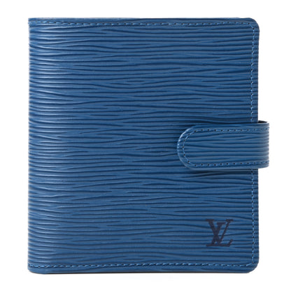 Louis Vuitton Epi Porte-Billets Compact Wallet Myrtille 1 of 11