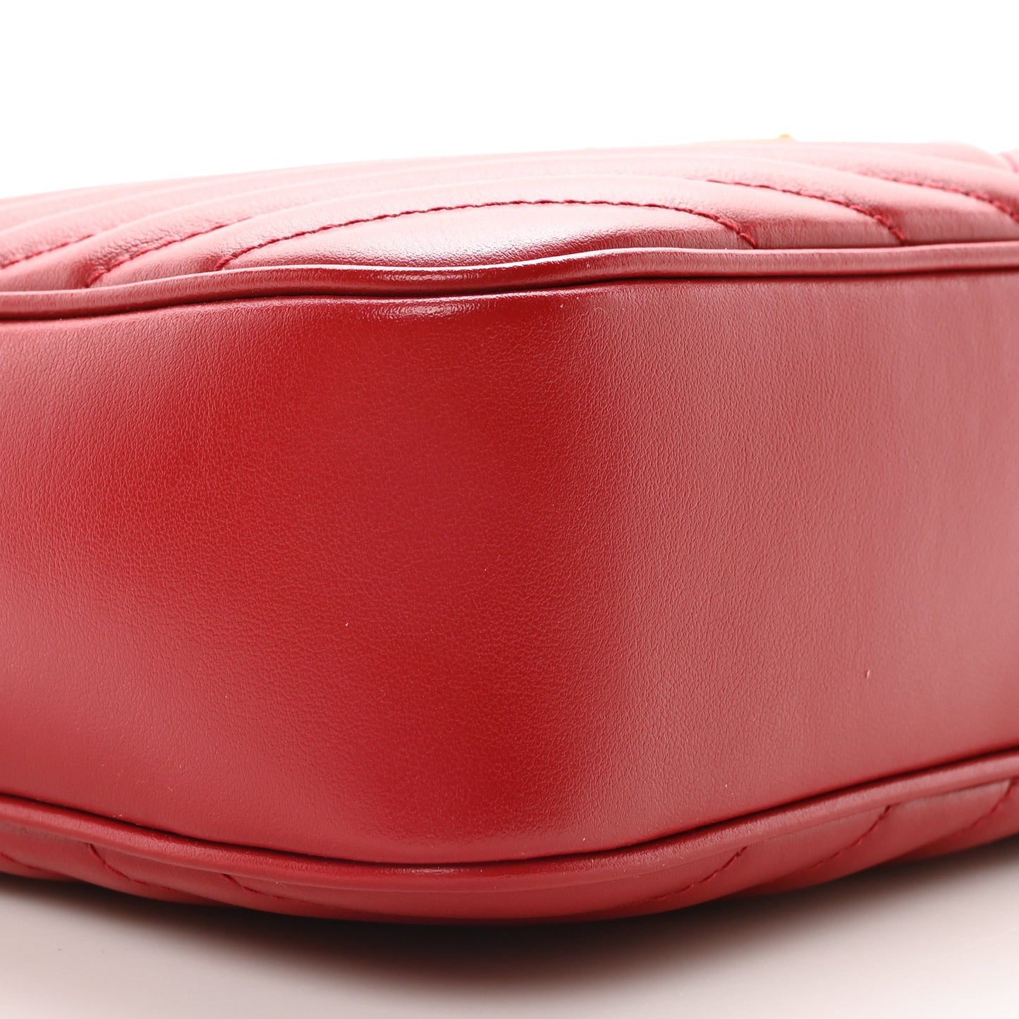 Calfskin Matelasse Monogram Lou Camera Bag Eros Red