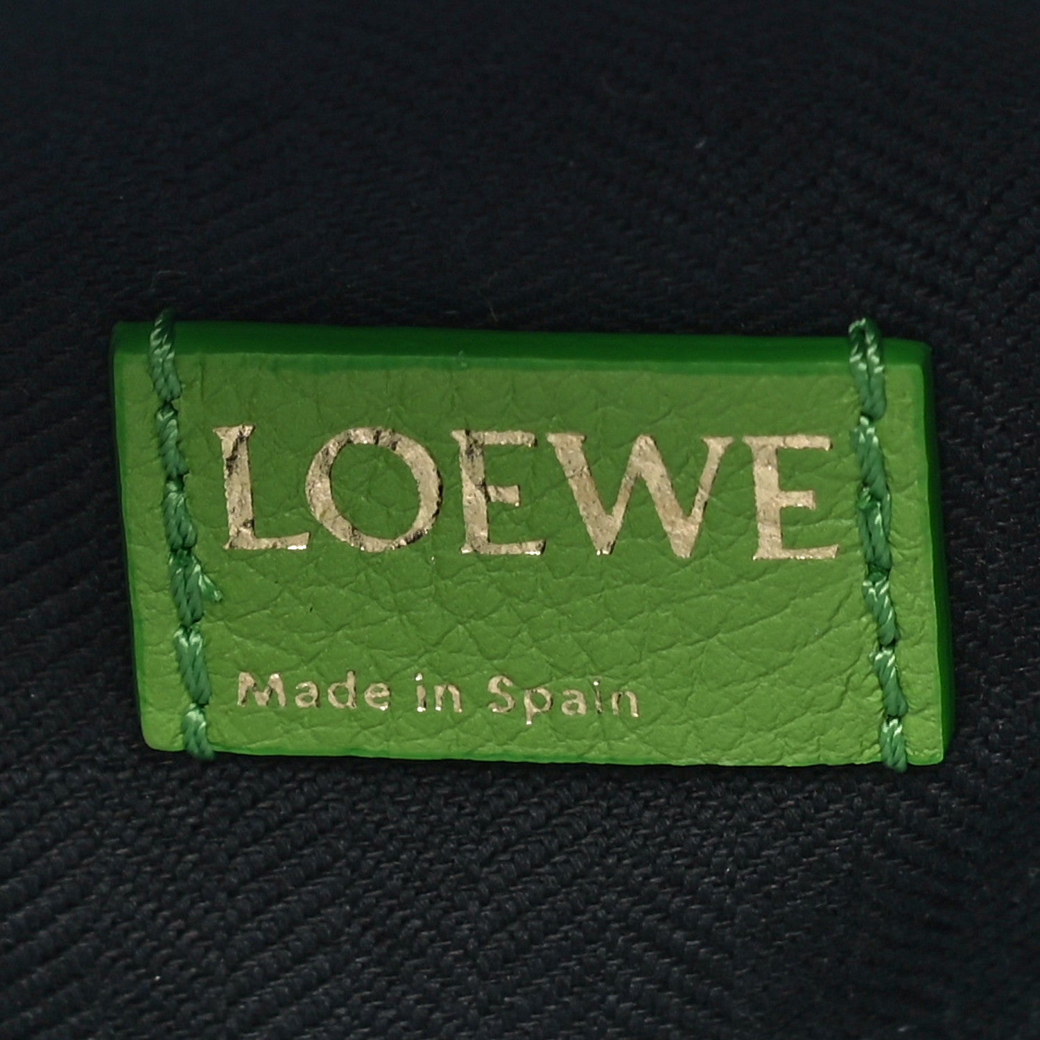 Loewe Jacquard Anagram Calfskin Small Cubi Bag Apple Green 6 of 11