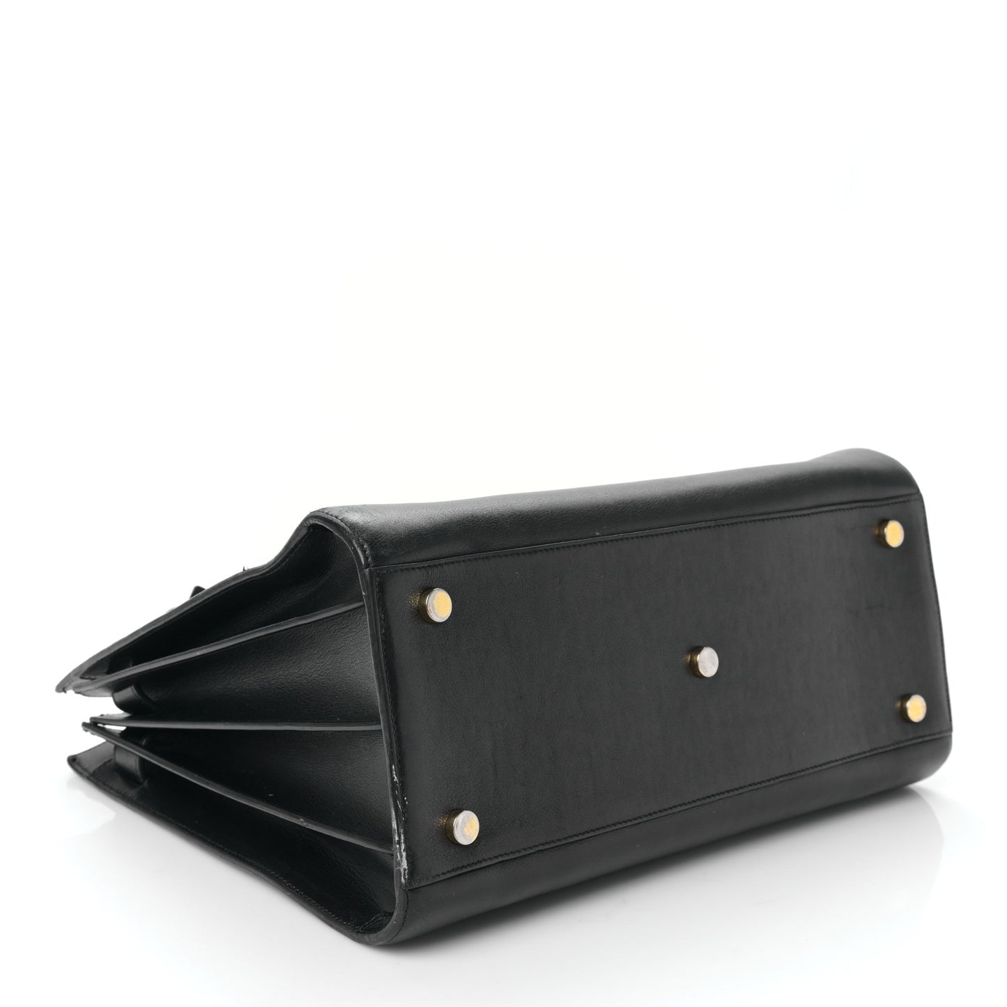 Calfskin Small Sac De Jour Black