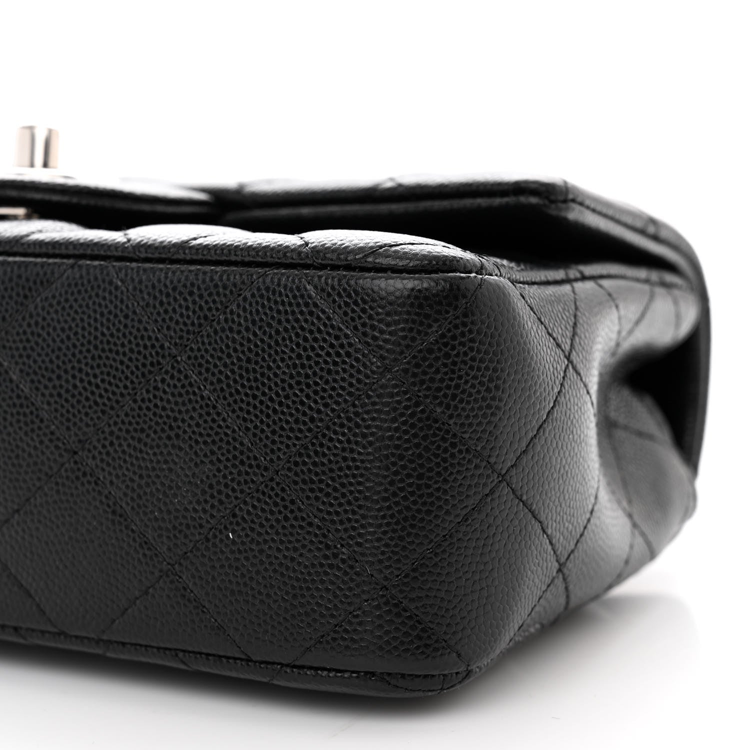 Chanel Caviar Quilted Mini Rectangular Flap Black 10 of 11