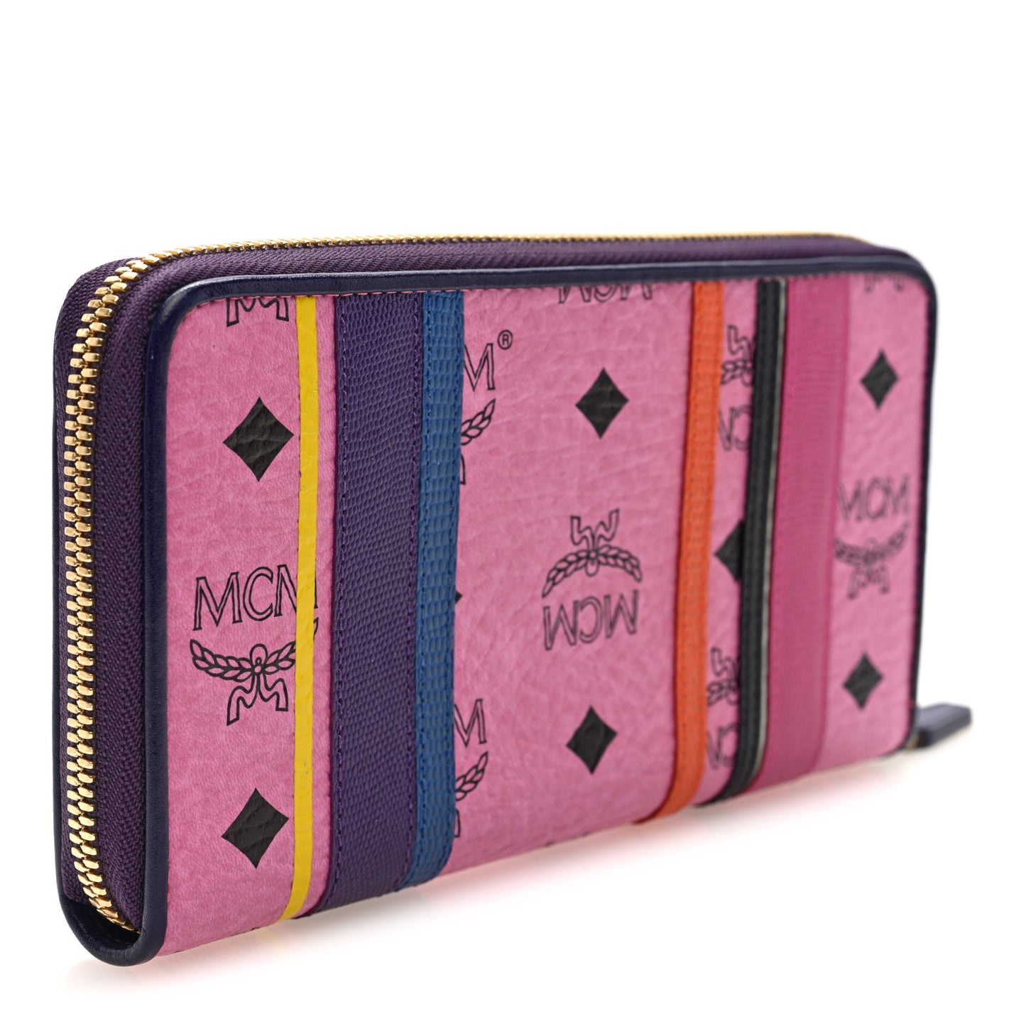Visetos Charms Large Zip Around Wallet Pink