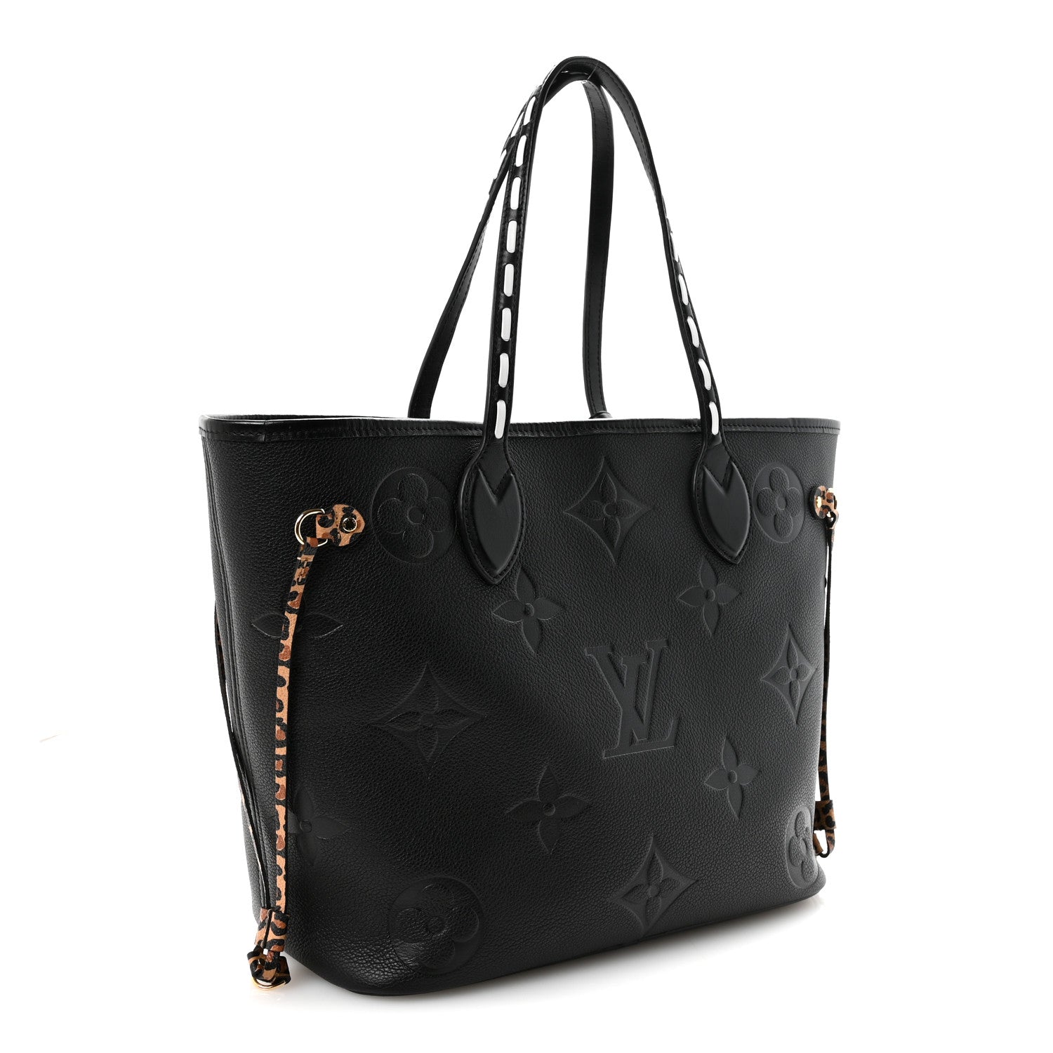 Louis Vuitton Empreinte Monogram Giant Wild at Heart Neverfull MM Black 4 of 10