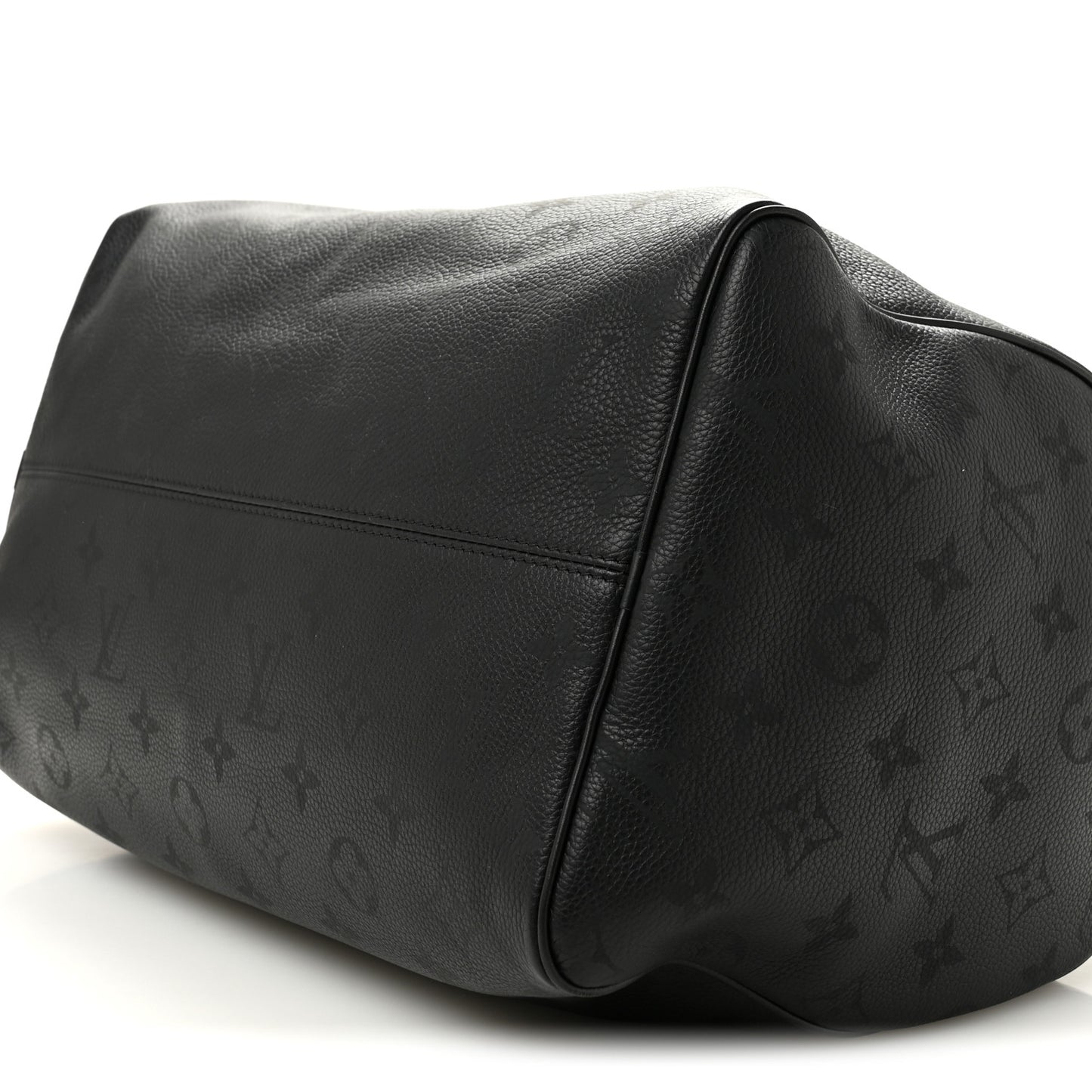 Calfskin Monogram Speedy P9 Bandouliere 40 Ultra Black