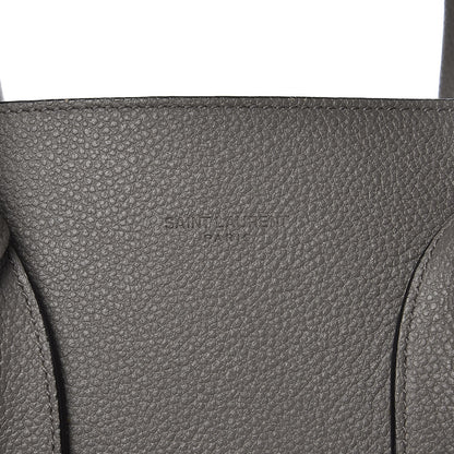 Saint Laurent Grained Calfskin Small Sac De Jour Fog 7 of 12