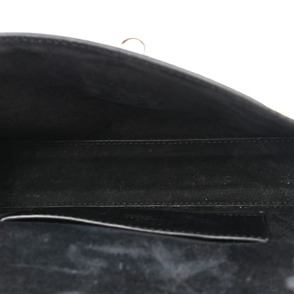 Valentino Garavani Pebbled Calfskin Embroidered Medium Rockstud Flip Lock Crossbody Bag Black 5 of 10