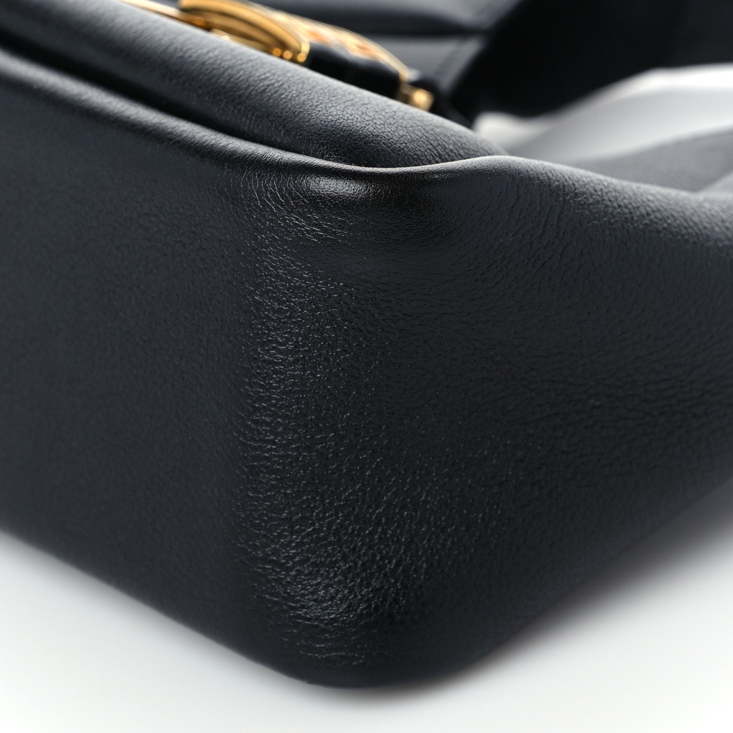 Grained Calfskin Mini G-Lock Hobo Black