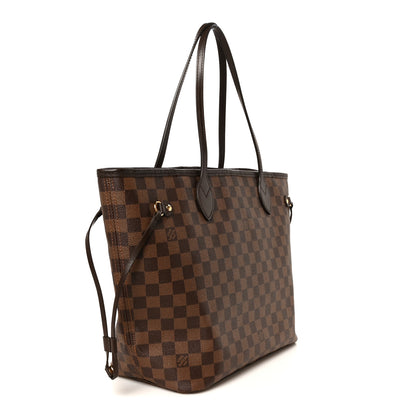 Louis Vuitton Damier Ebene Neo Neverfull MM Rose Ballerine 3 of 11