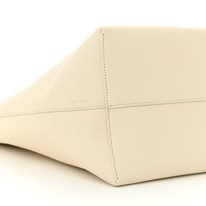 The Row Grained Calfskin Medium N/S Park Tote Ivory 9 of 11