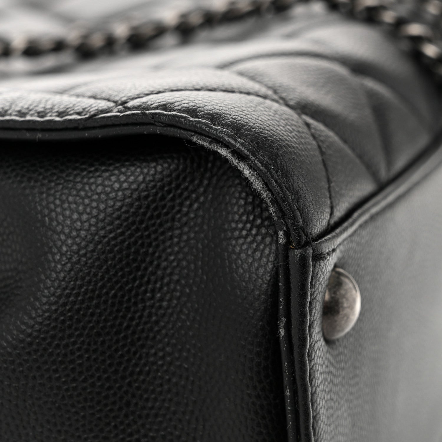 Chanel Caviar Quilted Small CC Bucket Bag Black 11 of 14