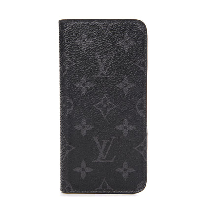 Louis Vuitton Monogram Eclipse iPhone 7 Plus Folio Case 1 of 8