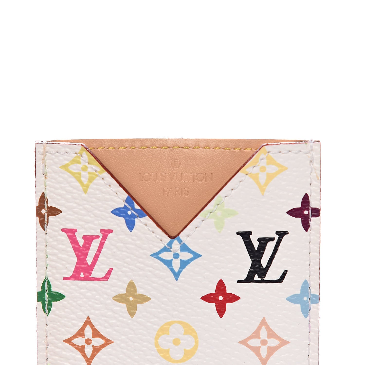 Louis Vuitton Monogram Multicolor Mirror and Case Pouch White 6 of 7