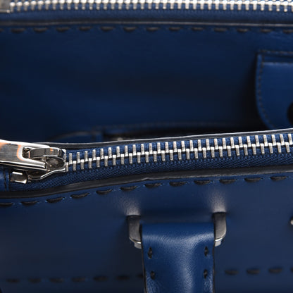 Prada City Calf Small Hand Stitched Galleria Double Zip Tote Bleuette 10 of 15