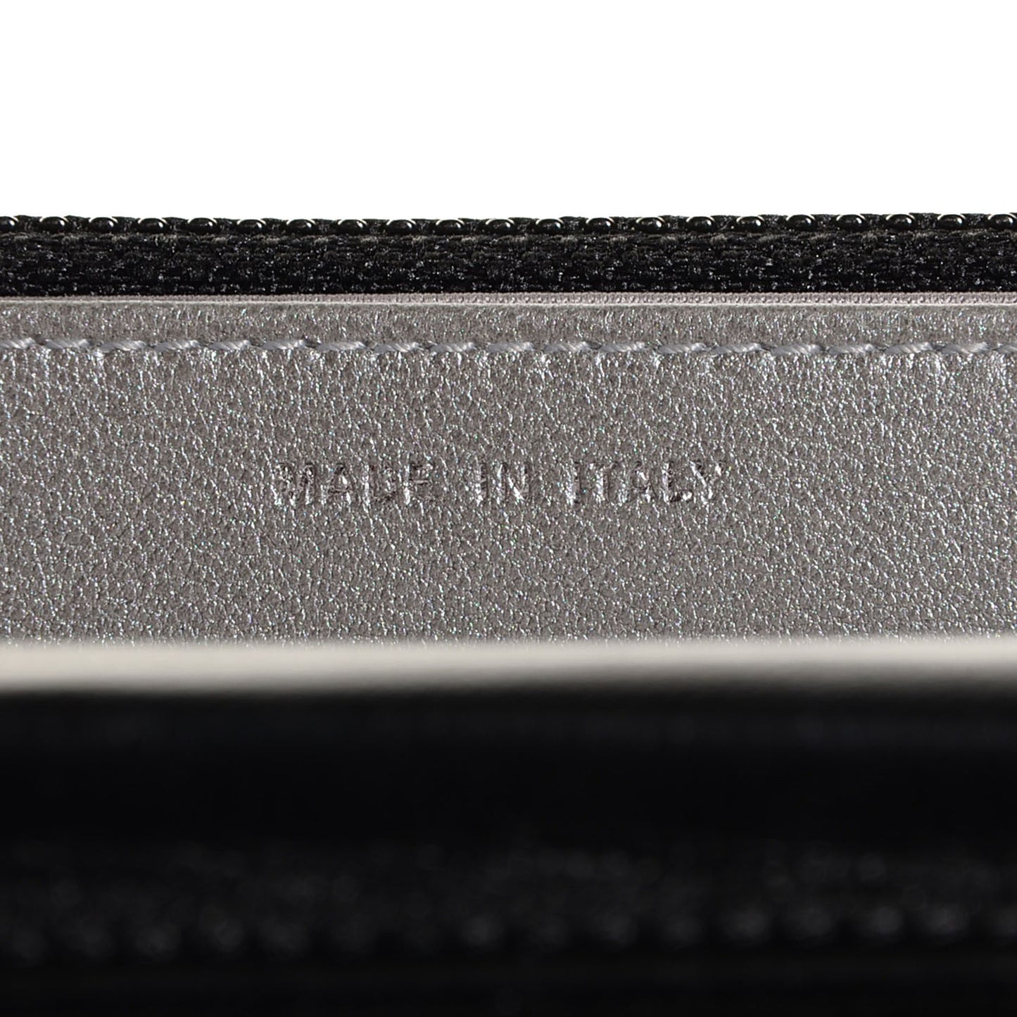 Lambskin Camellia Wallet on Chain WOC Black