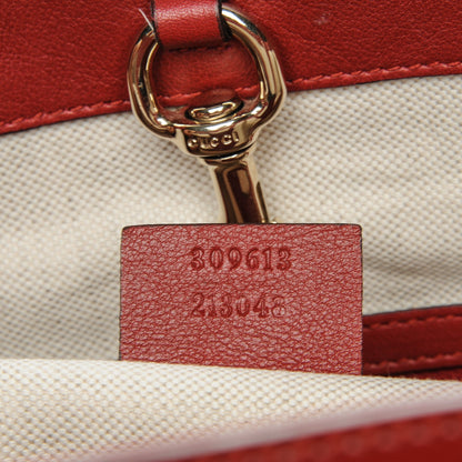 Gucci Patent Microguccissima Medium Nice Tote Rose Bed 8 of 8
