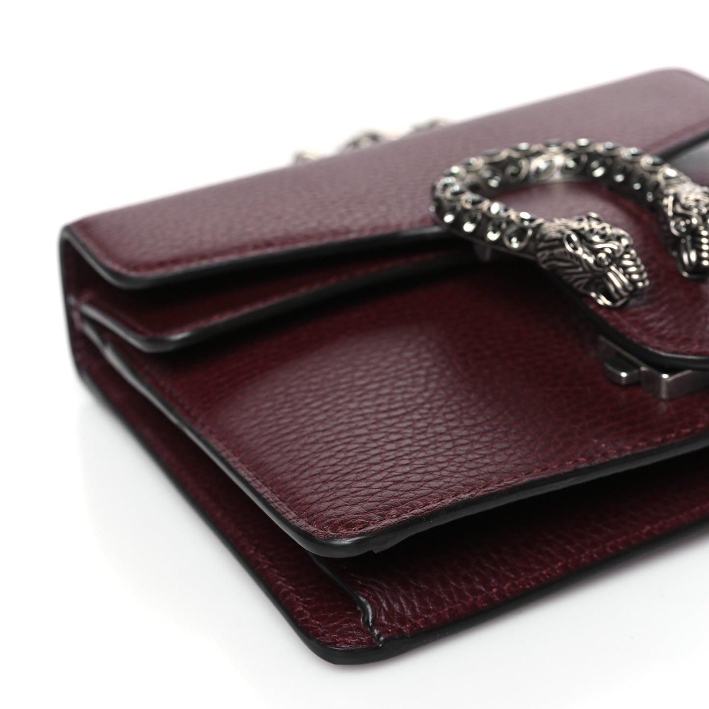 Dollar Calfskin Crystal Mini Dionysus Shoulder Bag Vintage Bordeaux