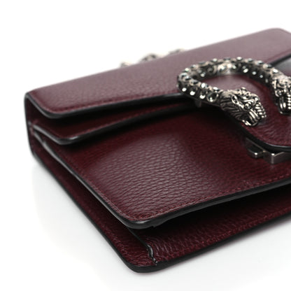 Gucci Dollar Calfskin Crystal Mini Dionysus Shoulder Bag Vintage Bordeaux 8 of 9