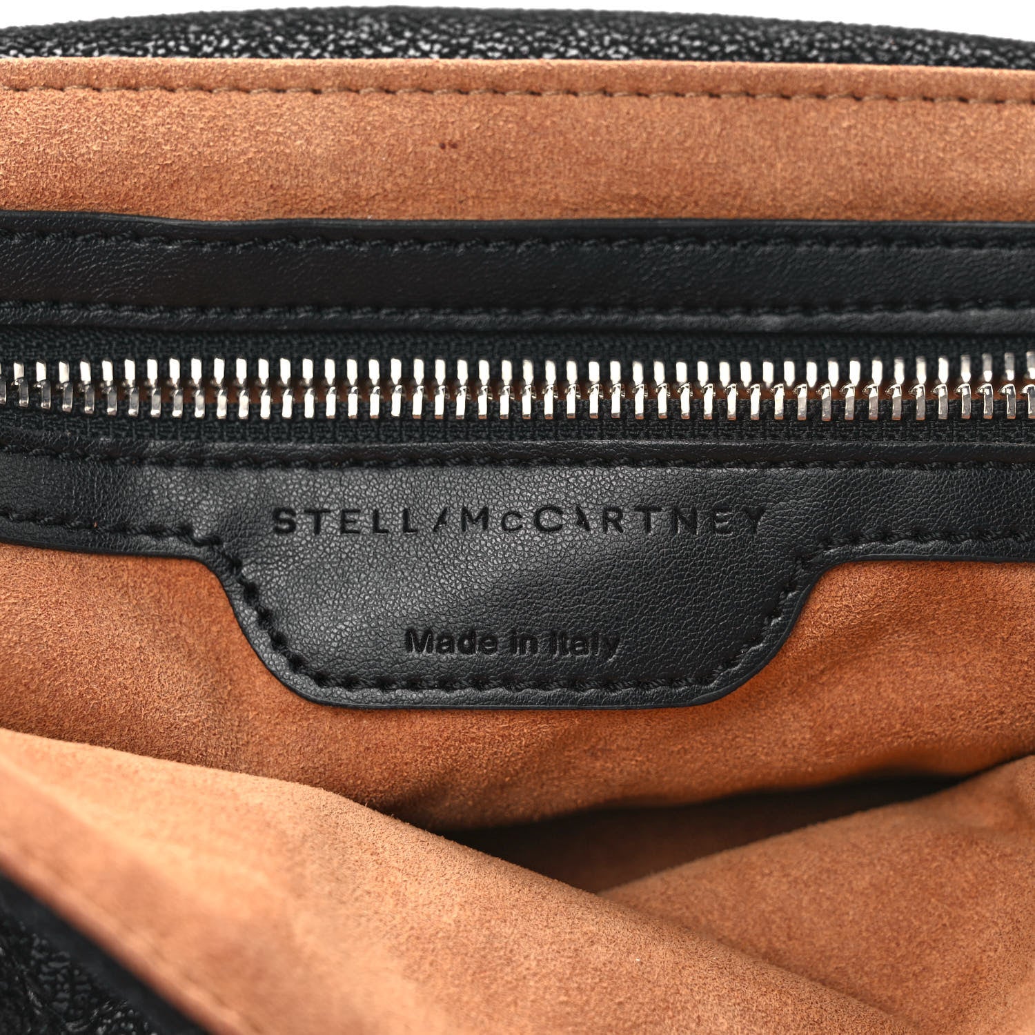 Stella McCartney Shaggy Deer Quilted Small Beckett Chain Shoulder Bag Black 6 of 9