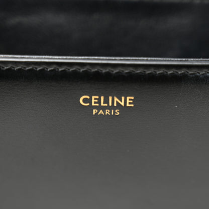Celine Shiny Calfskin Large Triomphe Black 6 of 12