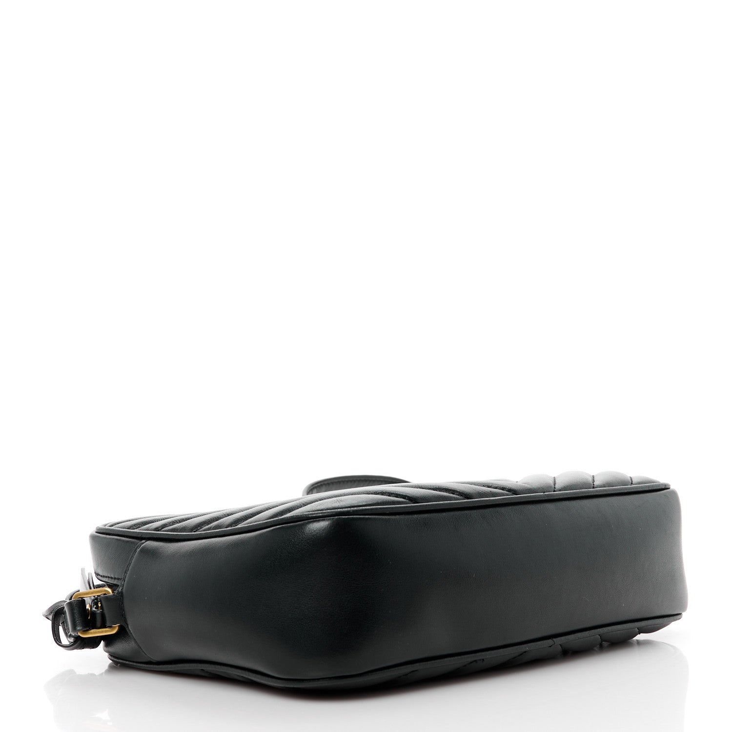 Saint Laurent Calfskin Matelasse Monogram Lou Camera Bag Black 4 of 11