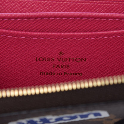 Louis Vuitton Monogram Travel Stickers Zippy Coin Purse 8 of 9
