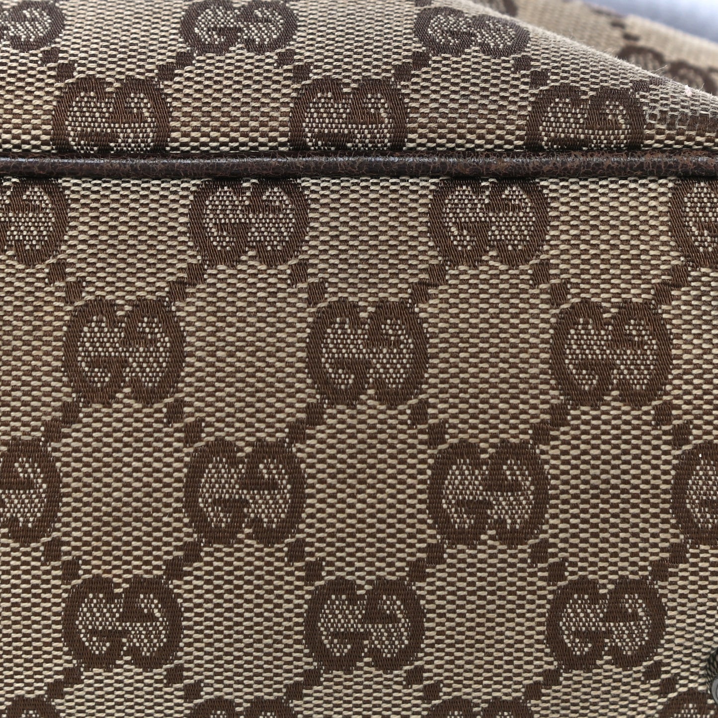 Monogram Signature Tote Dark Brown