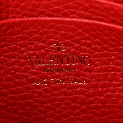 Valentino Garavani Grainy Calfskin Rockstud Crossbody Pouch Rouge Pur 6 of 9