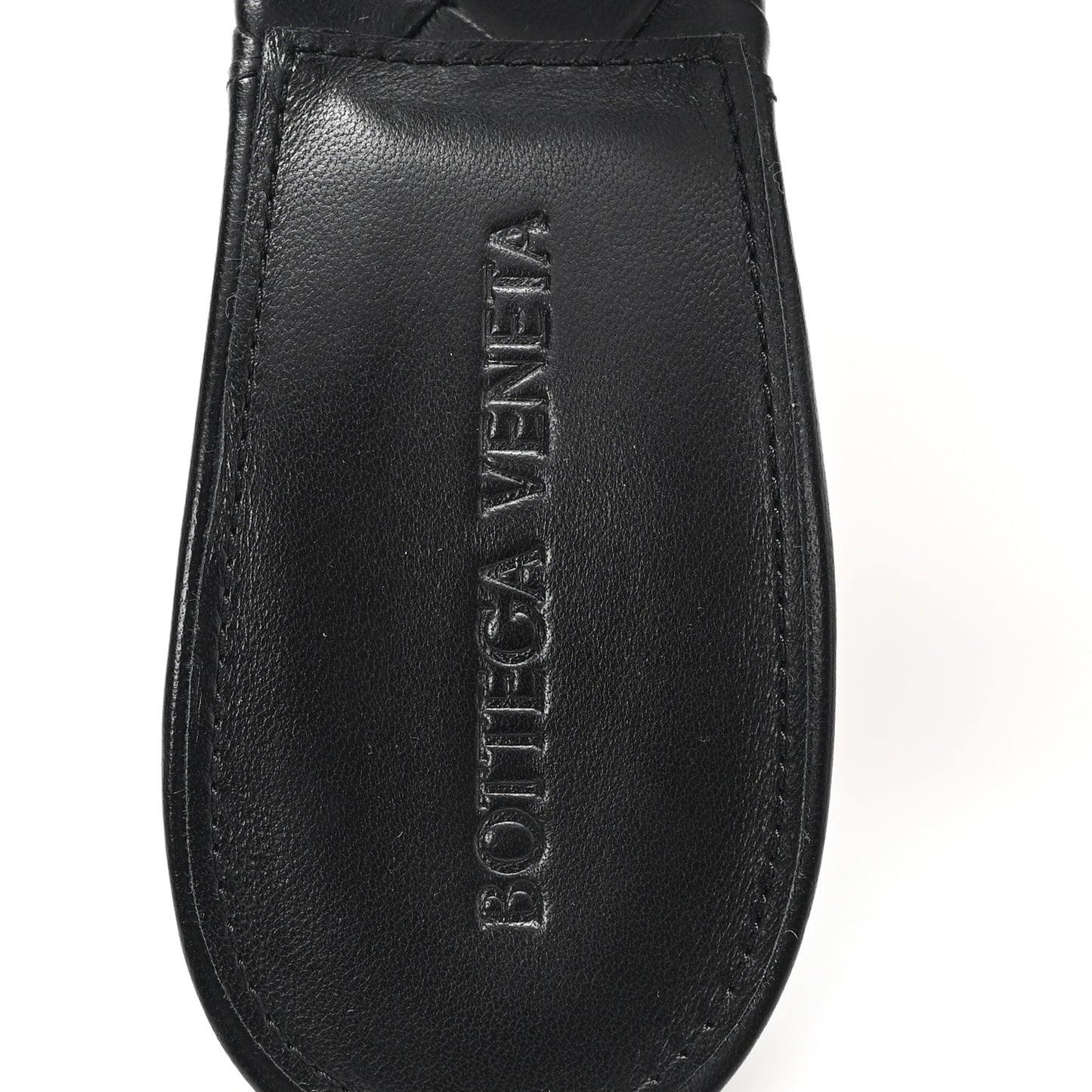 Nappa Maxi Intrecciato Lido Mule Sandals 38.5 Black