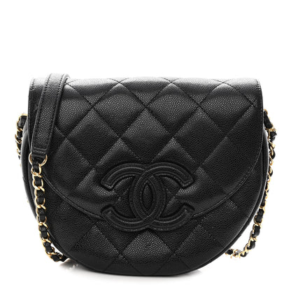 Chanel Caviar Quilted Small Messenger Flap Black 1 of 9