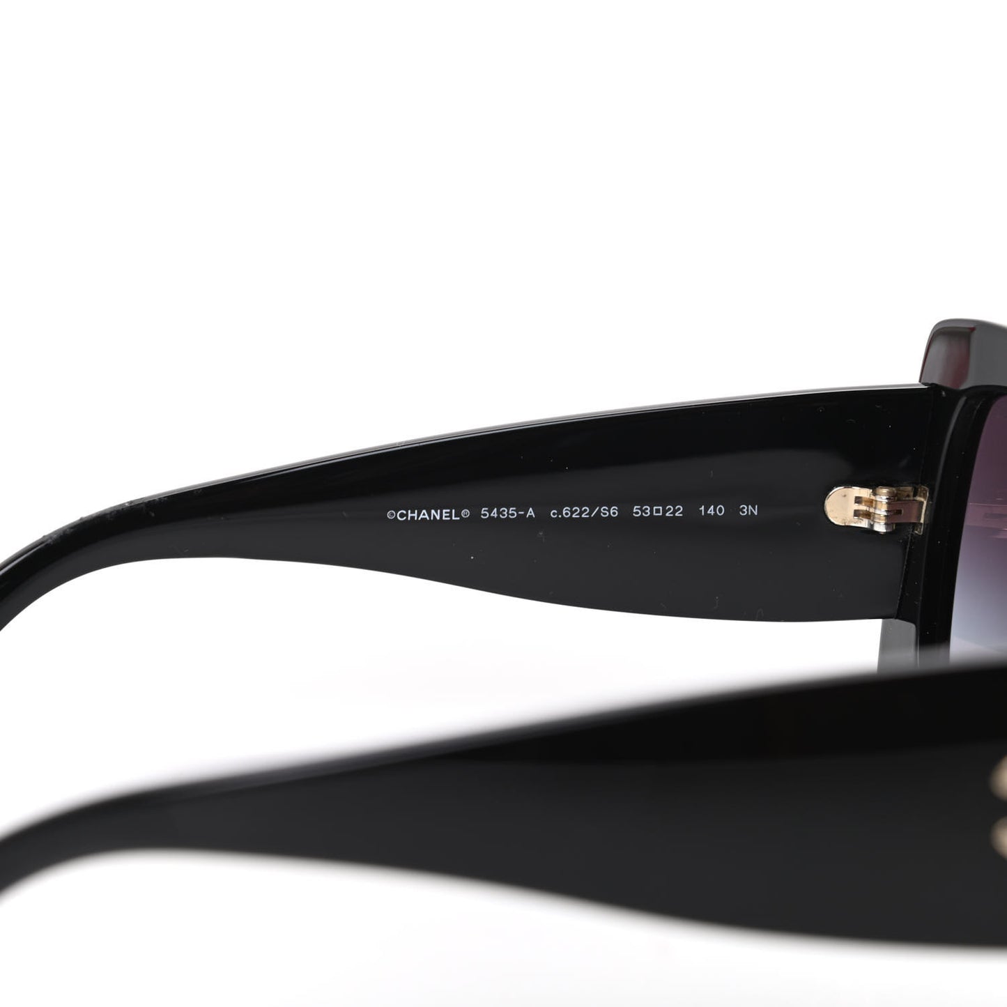 Acetate Rectangle Sunglasses 5435 Black