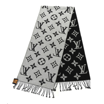 Louis Vuitton Wool Simply LV Scarf Black 2 of 3