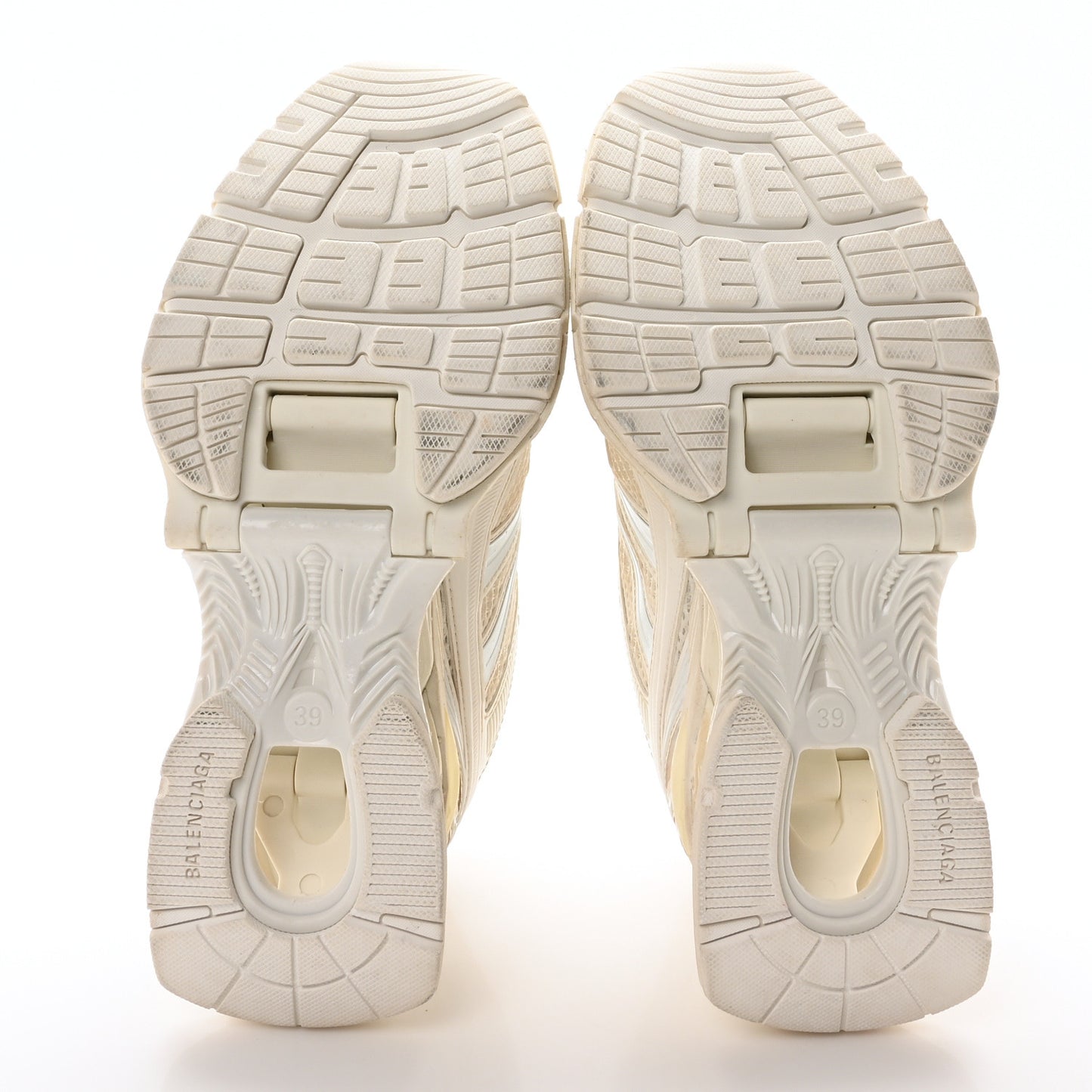 Mesh Rubber X-Pander Sneakers 39 White