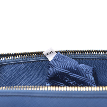 Prada Saffiano Small Galleria Double Zip Tote Cobalto 7 of 12