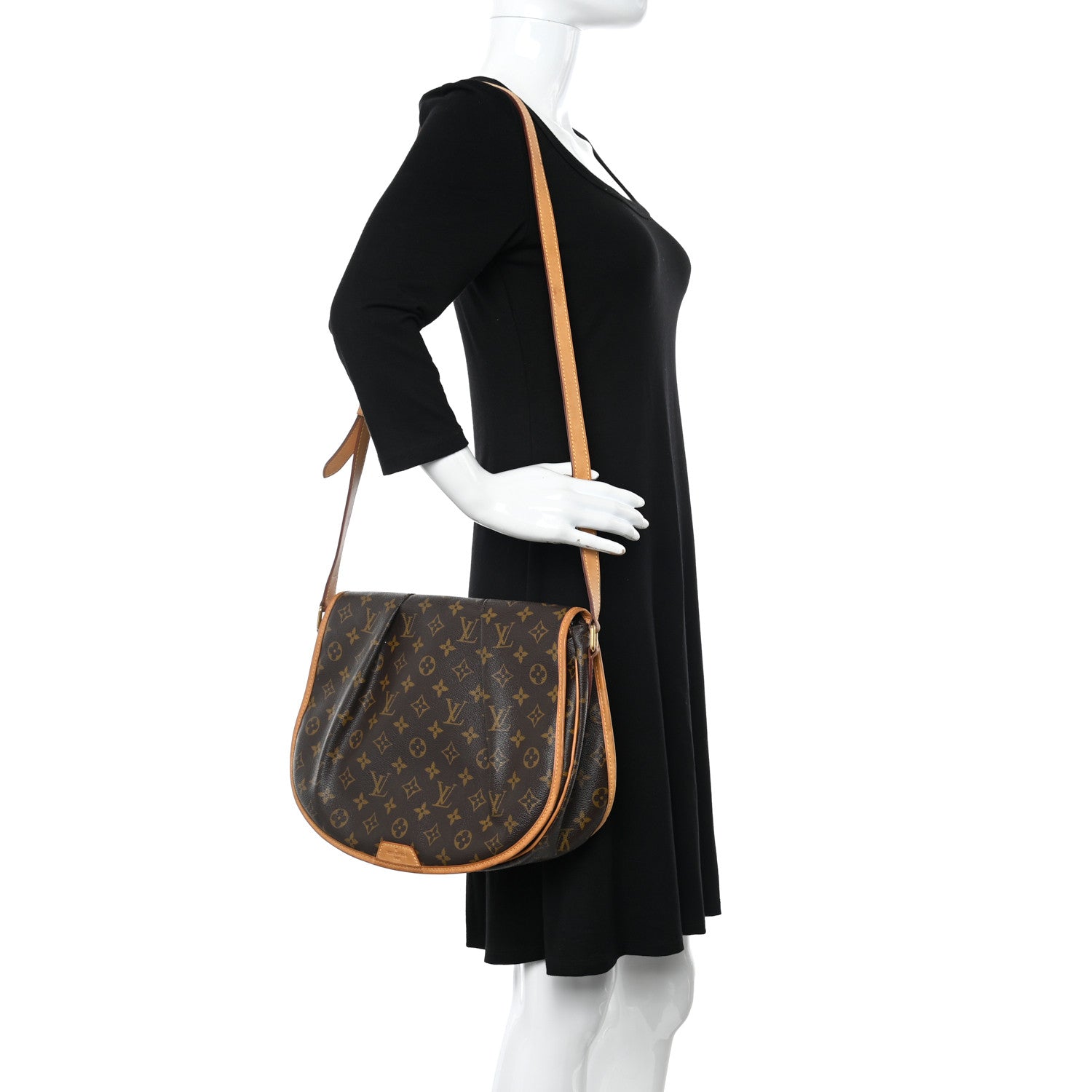 Louis Vuitton Monogram Menilmontant MM 2 of 14