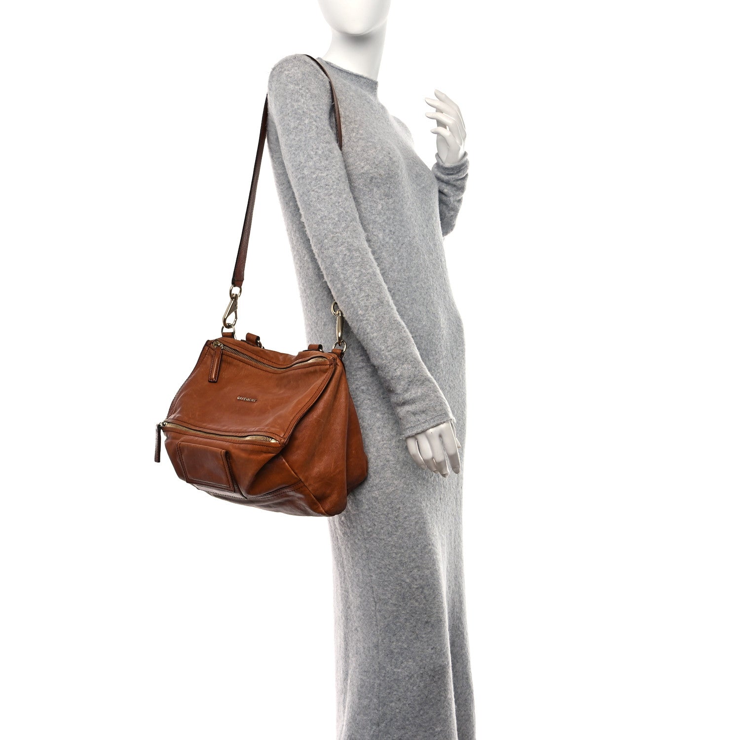 Givenchy Tumbled Sheepskin Medium Pandora Cigare 2 of 16